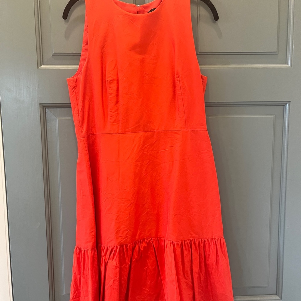 J.Crew Bright Red Sleeveless Dress